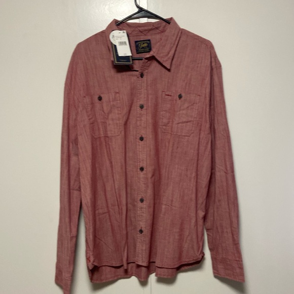 XL Jacks Mfg Heritage Chambray button up shirt new with tags - Picture 1 of 5